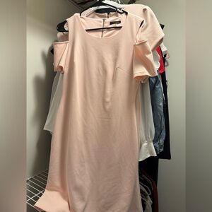 Tommy Hilfiger Blush Pink Cold Shoulder Blouse